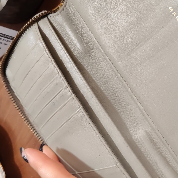 Marc by Marc Jacobs Wallet Yellow & Beige Leather - Picture 6 of 11